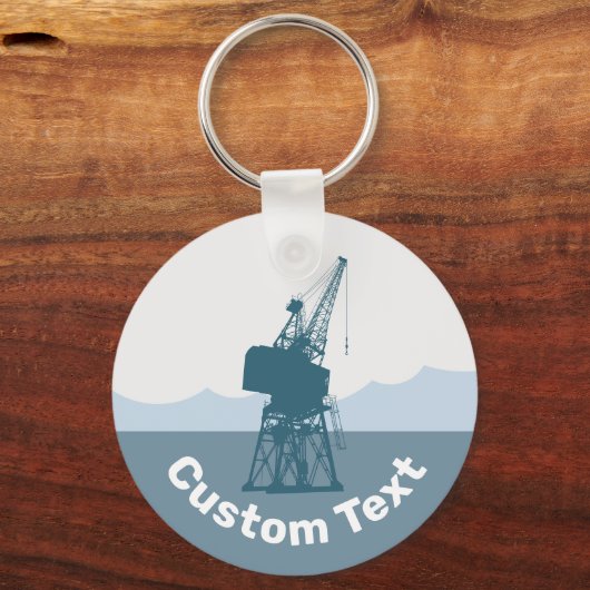 Dockyard Crane Keychain Schlüsselanhänger (Vorderseite)