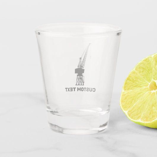 Dockyard Crane Schnapsglas (Rückseite)