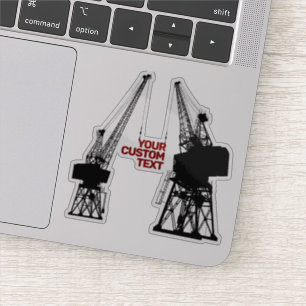 Dockyard Cranes Aufkleber