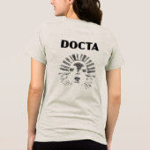 Docta stipe face Tri-Blend shirt (Rückseite)