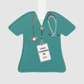 Doctor Abschluss Collectible Gift Ornament (Rückseite)