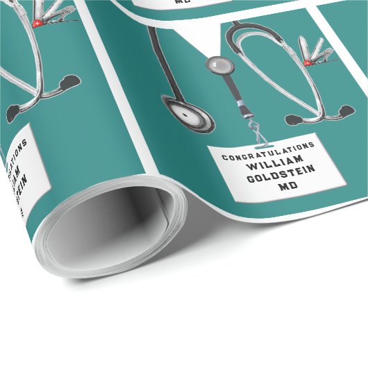 Doctor Abschluss Gift Geschenkpapier (Rolleneckpunkt)