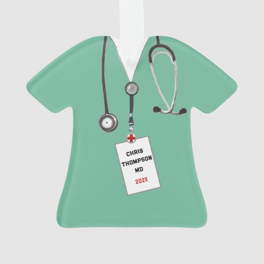 Doctor Abschluss Keepake Ornament (Rückseite)