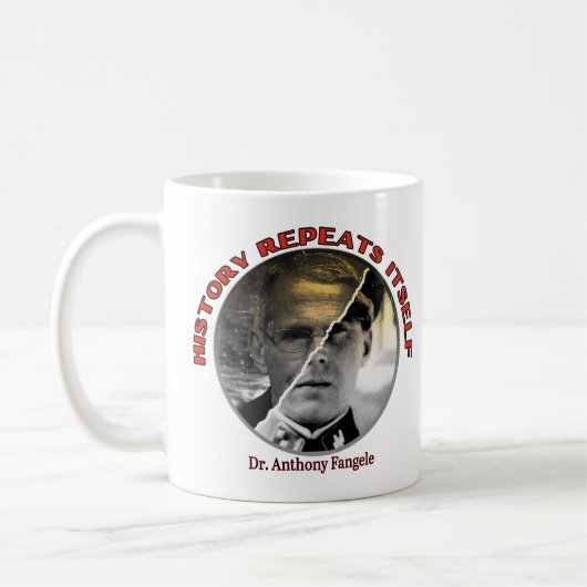 Doctor Anthony Fauci Mangele Mug Kaffeetasse (Links)