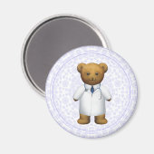 Doctor Bear - Teddy Bear Magnet (Vorderseite/Rückseite)