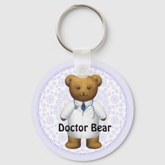 Doctor Bear - Teddy Bear Schlüsselanhänger (Vorderseite)