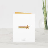 Doctor Best je Gold Star Gruß Karte (Rückseite)