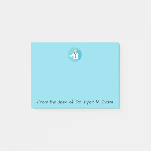 Doctor Blue Notes Post-it Klebezettel (Vorderseite)