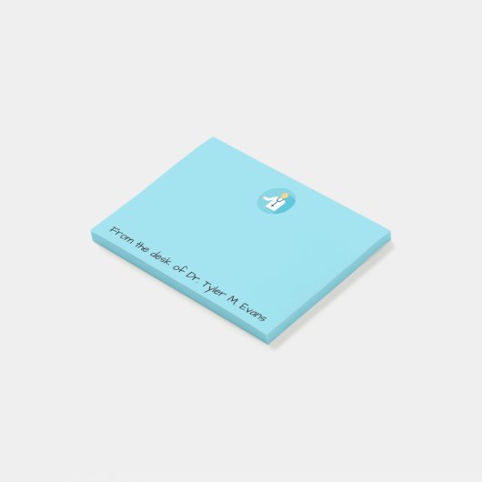 Doctor Blue Notes Post-it Klebezettel (angewinkelt)