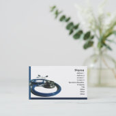Doctor Business Card Visitenkarte (Stehend Vorderseite)