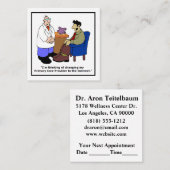 Doctor Business Cards Funny Doctor Visitenkarten Terminkarte (Vorne/Hinten)
