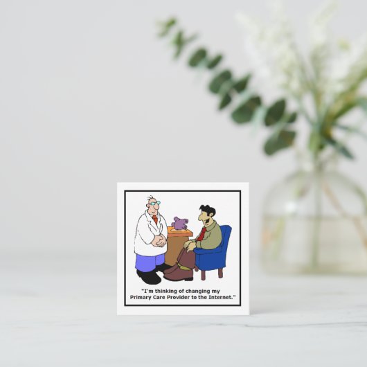 Doctor Business Cards Funny Doctor Visitenkarten Terminkarte (Stehend Vorderseite)