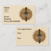 Doctor Caduceus Terminkarte (Vorne/Hinten)