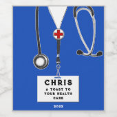 Doctor Celebration Weinetikett (Einzelnes Label)