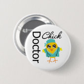 Doctor Chick Button (Vorne & Hinten)