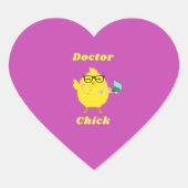 Doctor Chick Funny Oaster Sticker (Vorderseite)