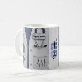 Doctor Coat Stethoscope Mug | Custom Medical Nurse Kaffeetasse (Vorderseite Links)