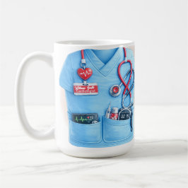 Doctor Coat Stethoscope Mug | Custom Medical Nurse Kaffeetasse