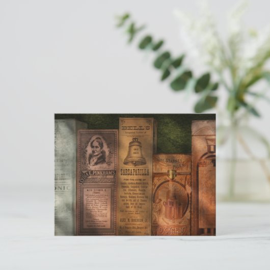 Doctor - Compound Extractions & Sarsaparilla Postkarte (Stehend Vorderseite)