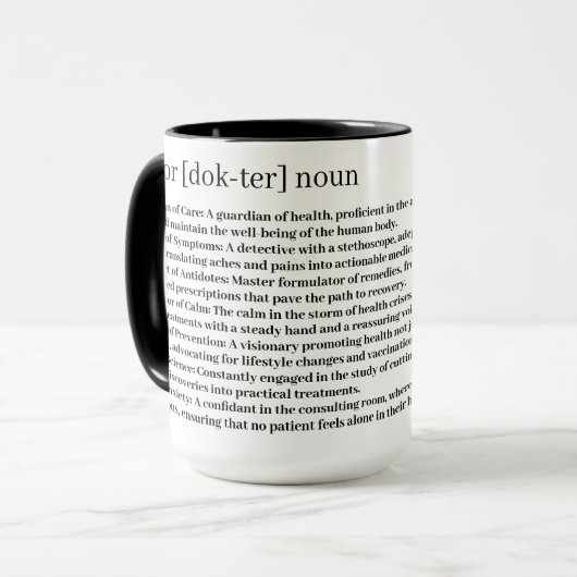 Doctor Custom Tasse (Vorderseite Links)