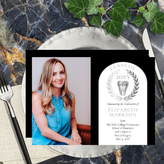 Doctor Dental Operation Foto Abschluss Einladung