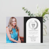 Doctor Dental Operation Foto Abschluss Einladung (Stehend Vorderseite)