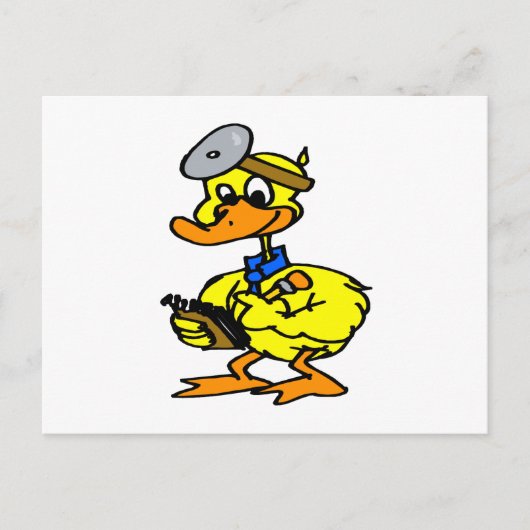 Doctor Duck Postkarte (Vorderseite)