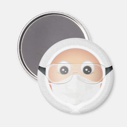 Doctor Emoji Magnet (Vorderseite/Rückseite)