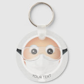 Doctor Emoji Schlüsselanhänger (Rückseite)