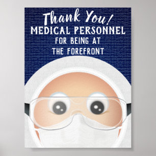 Doctor Emoji Vielen Dank Poster