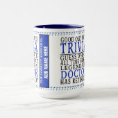 Doctor Funny Personalisiert Remüde, müde Tasse (Zentrum)