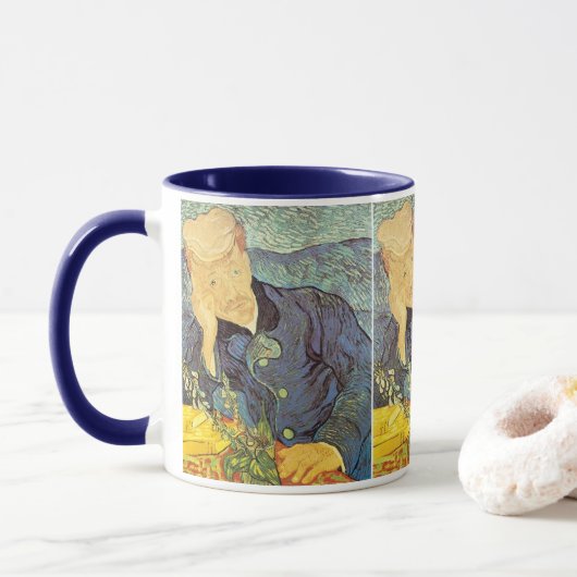 Doctor Gachet Portrait von Vincent van Gogh Tasse (Mit Donut)