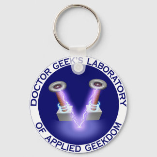 Doctor Geek's Laborlogo Schlüsselanhänger
