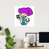 Doctor Girl Poster (Heimbüro)