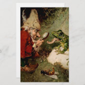 "Doctor Gnome Inspects Frog Tongue" von Heinrich S Briefpapier (Vorne/Hinten)