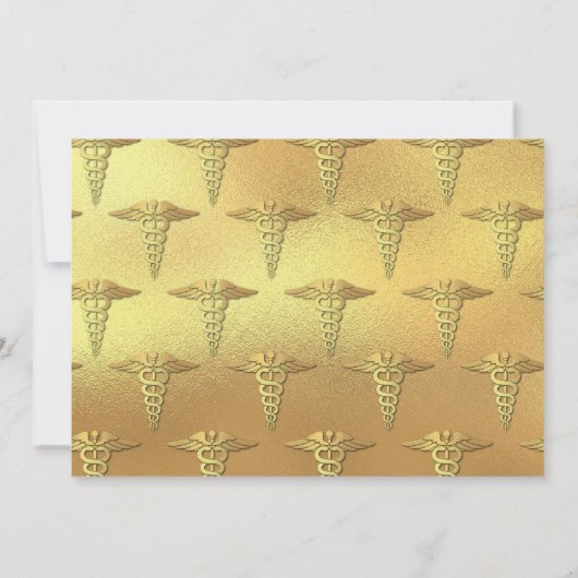 Doctor Gold Abschluss Ankündigung Navy Blue (Rückseite)