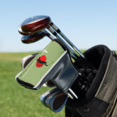 Doctor golfing ekg line heart golf headcover (In Situ)