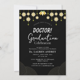 Doctor Graduation Party Invitation Einladung