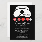 Doctor Graduation Party Invitation Einladung (Vorne/Hinten)