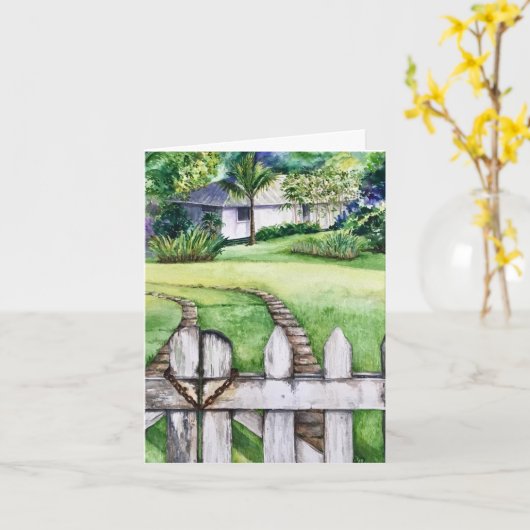 Doctor House Karte (Gelbe Blume)