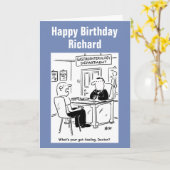 Doctor is asked what his gut-feeling is karte (Gelbe Blume)