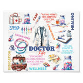 Doctor Life Foto Print (Vorne)