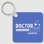Doctor Loading Bar Funny Medical Doctor Foto Schlüsselanhänger (Vorderseite)