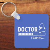 Doctor Loading Bar Funny Medical Doctor Foto Schlüsselanhänger (Vorderseite)