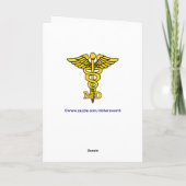 Doctor MD Custom Birthday Card Karte (Rückseite)