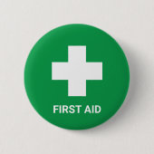 Doctor MEDIC & First Aid, Cross, Ambulance,  Button (Vorderseite)