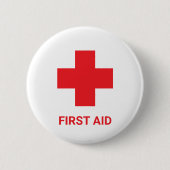 Doctor MEDIC & First Aid, Cross, Ambulance,  Button (Vorderseite)