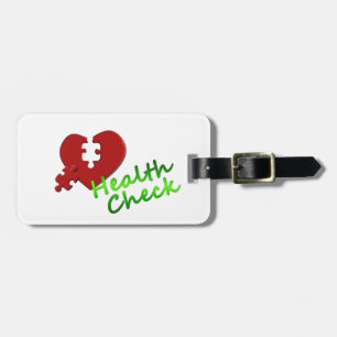 Doctor Nurse Medical Office Business Peace Liebe Gepäckanhänger