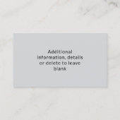 Doctor, Nurse, Phamacist Visitenkarte (Rückseite)