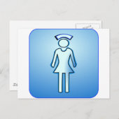 Doctor Nurse Sports Medizin Friedensbestimmung Lie Postkarte (Vorne/Hinten)